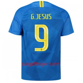 Brasilien Fodboldtrøjer G.Gesus 9 Udebanesæt VM 2018